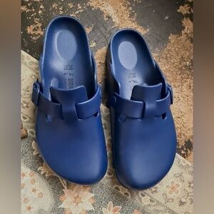 Blue Slip-On Clogs